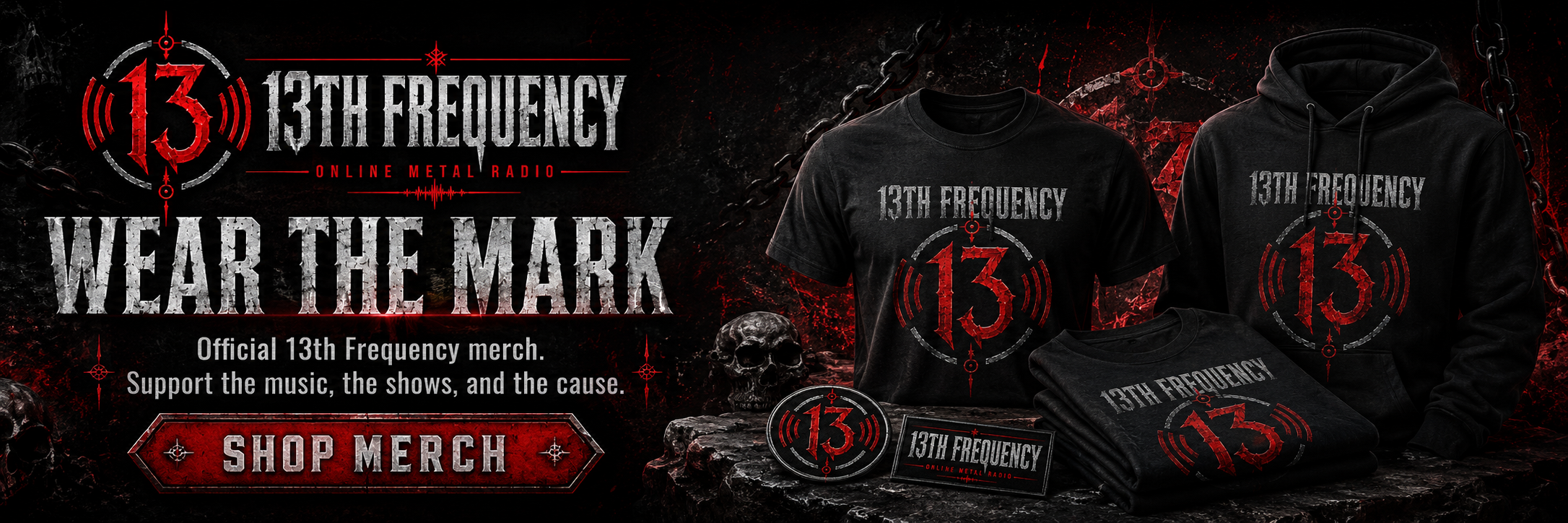 13th Frequency official merch